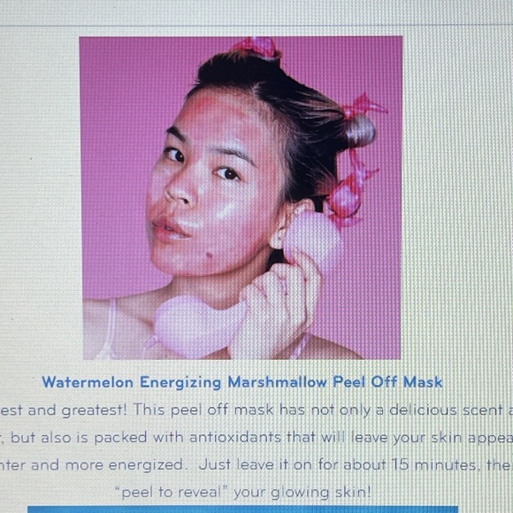 PURLISSE Watermelon Energizing Marshmallow Peel Off Mask - Picture 11 of 11